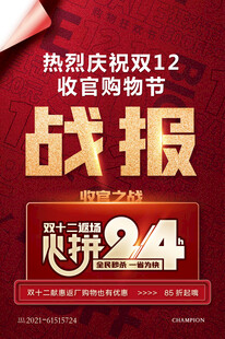 双十二海报