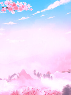  樱花背景