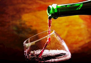 红酒摄影图  