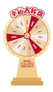 新年活动游戏抽奖幸运大转盘