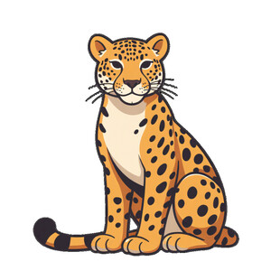 卡通猎豹