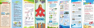 防溺水展架