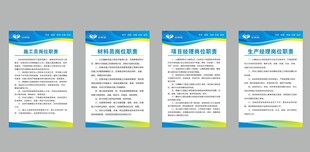企业制度牌展板