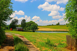 晴空万里户外风景