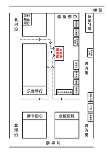 地图路线指示图