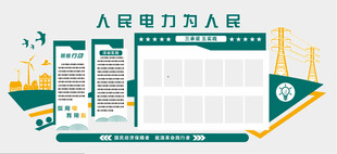 国家电网班组文化墙