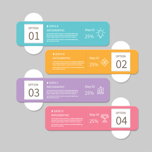 卡片导航目录信息图