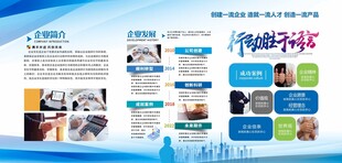企业展板 