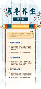 冬季养生海报
