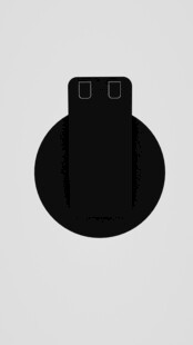 黑色手机支架建模