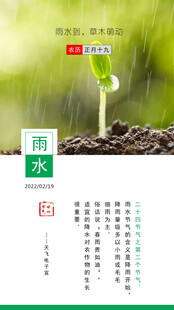 二十四节气 02 雨水