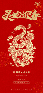 灵蛇迎春