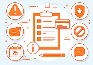 互联网文档类图标