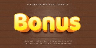 3D立体可编辑字体样机