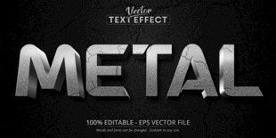 金属字EPS字体样机