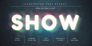发光字体样机