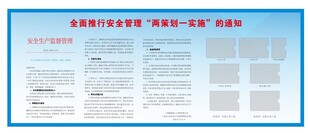 推行安全管理两策划一实施的通知