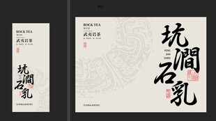 岩茶包装定制坑涧石头乳武夷岩茶