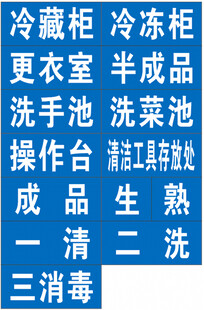 饭店标识贴
