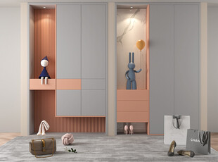 入户大门鞋柜衣柜家玄关装修定制