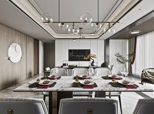 电视机满墙柜客厅装饰现代简约风