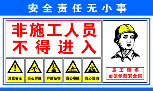 工地安全标识牌