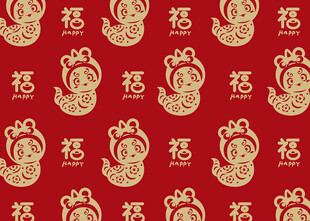 卡通蛇剪影