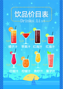 水果汁海报