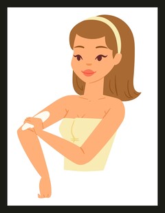美容护肤女孩