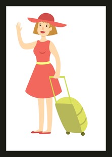 旅游旅行女孩