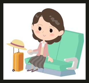 旅游旅行女孩 