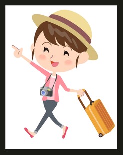 旅游旅行女孩