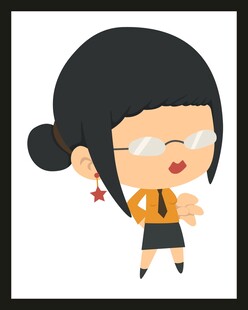 商务办公女孩