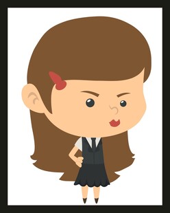 商务办公女孩 