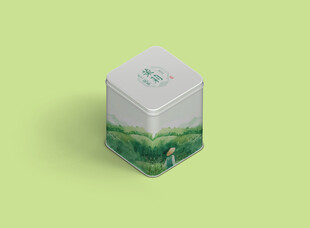 茶叶铁盒包装样机