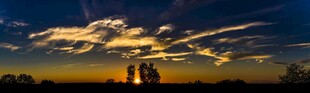 夕阳风景图