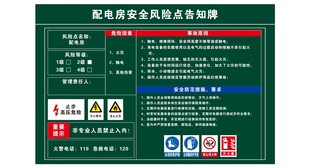 变压器风险告知牌