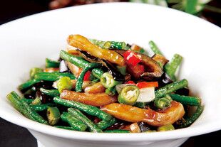 茄子炒豆角