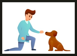 遛狗男人 