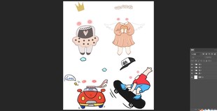 宝宝百日宴迎宾抠图