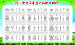 国家基本药物公示