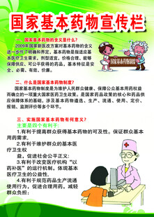 国家基本药物宣传栏