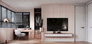 小空间次卧室室内设计现代简约风