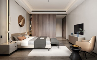 小空间次卧室室内设计现代简约风