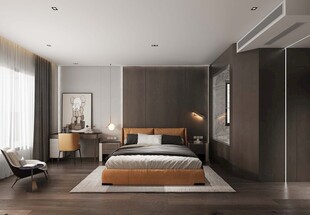 小空间次卧室室内设计现代简约风