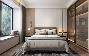 小空间次卧室室内设计现代简约风