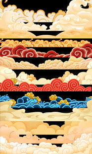 国风祥云素材