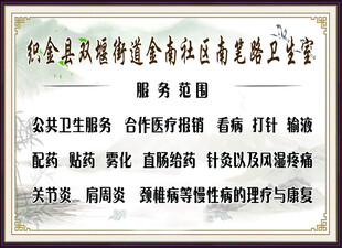 社区卫生室服务项目