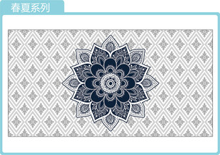 印花 布纹花