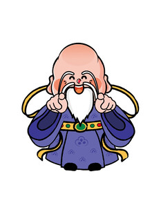 财神指财神卡通插画